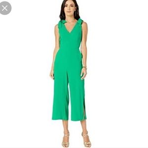 Kelly Green Lilly Pulitzer Crop Jumpsuit